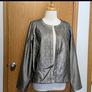 CHICO'S silver jacket